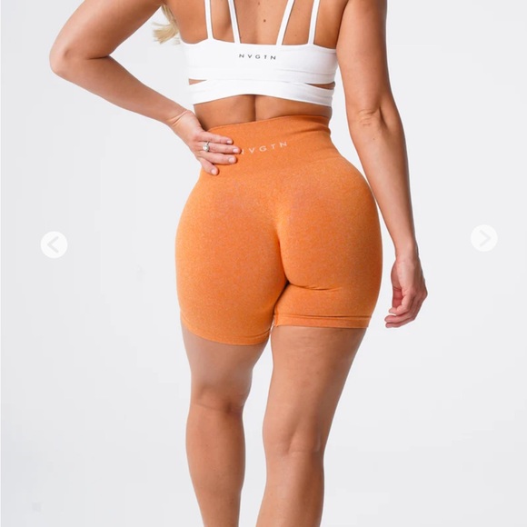NVGTN Pants - NVGTN Women's Orange Shorts